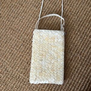 Capiz Flower Club Bag by Bamboo Trading Company